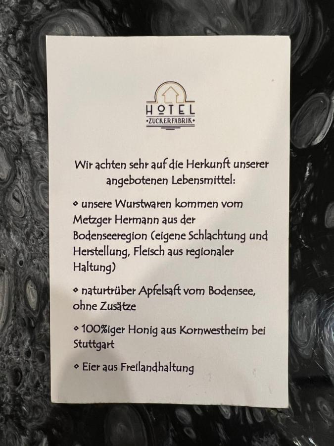 Hotel Zuckerfabrik Stuttgart Exteriör bild